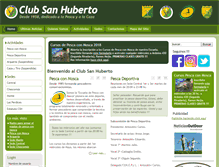 Tablet Screenshot of clubsanhuberto.com.ar